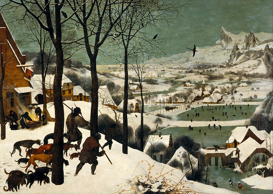 Bruegel Hunters Snow