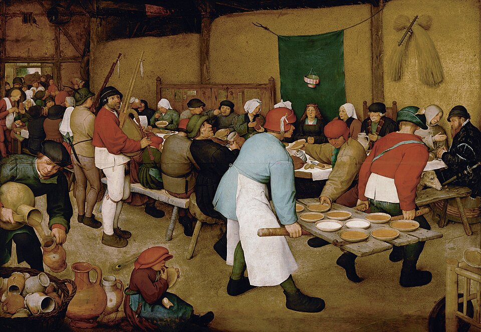 Pieter Bruegel — Die Bauernhochzeit