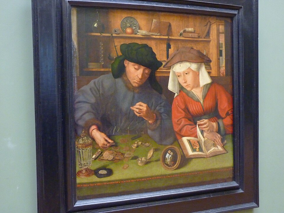 Quentin Matsys — Der Geldwechsler und seine Frau